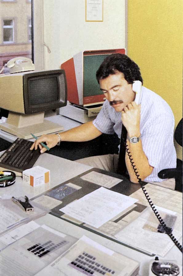 Die ersten digitalen Geräte bei Coface, 1986